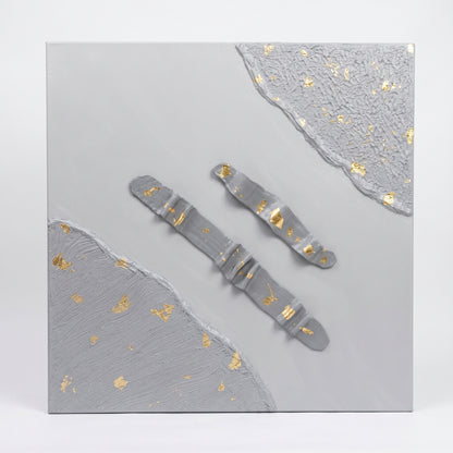 Obsidian Luxe – Sculptural Textured Wall Art