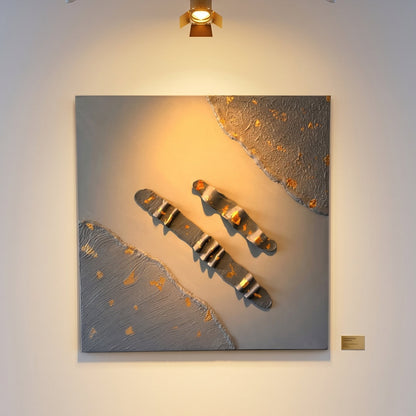 Obsidian Luxe – Sculptural Textured Wall Art