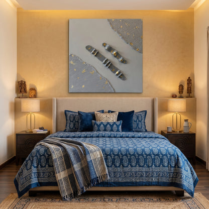 Obsidian Luxe – Sculptural Textured Wall Art