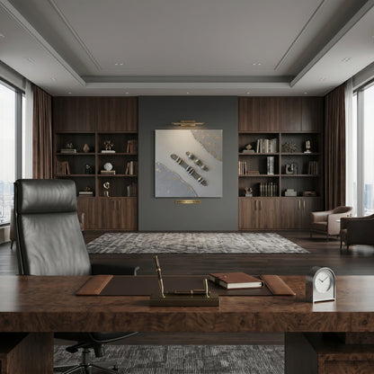 Obsidian Luxe – Sculptural Textured Wall Art